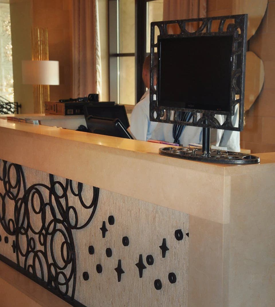A tall process image from the Four Seasons Walt Disney World digital-signage project.