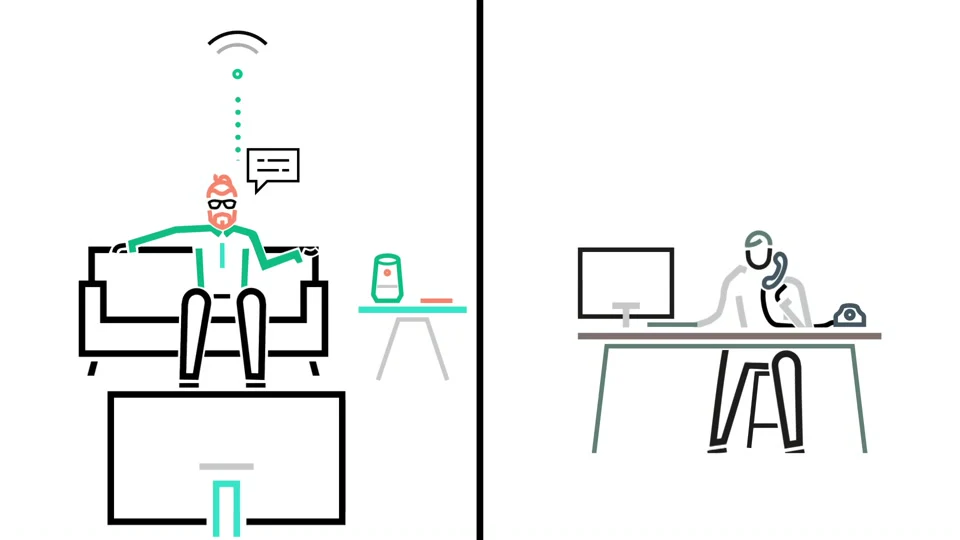 The Untethered proposition in the HPE brand-motion film.